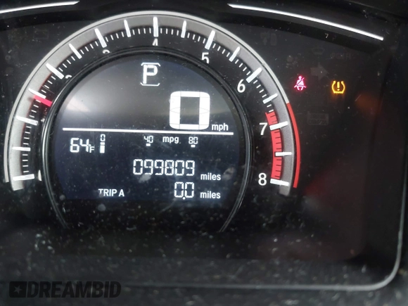 2017 Honda Civic LX with VIN 2HGFC2F5XHH562089, listed as a IAAI auction lot 42010207 with 99,809 mi miles and . Bid and sale history available at DreamBid. Image 7.