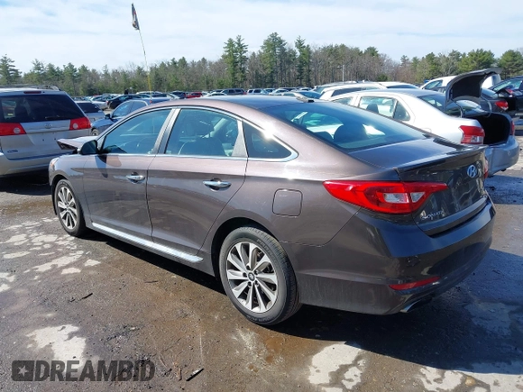 2016 Hyundai Sonata Sport with VIN 5NPE34AF0GH354301, listed as a IAAI auction lot 42022539 with 130,562 mi miles and . Bid and sale history available at DreamBid. Image 3.