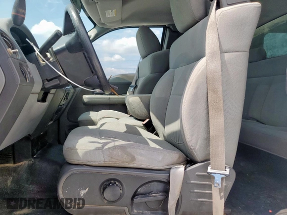 2008 Ford F-150 XL with VIN 1FTPX12V98FA70078, listed as a Copart auction lot 58519715 with 151,284 mi miles and Salvage title. Bid and sale history available at DreamBid. Image 7.
