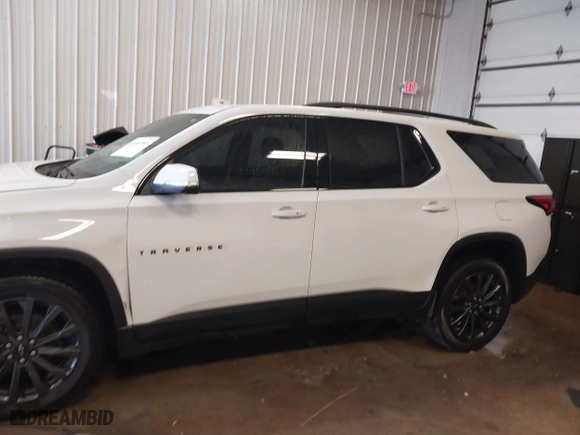 2022 Chevrolet Traverse RS with VIN 1GNEVJKWXNJ184466, listed as a IAAI auction lot 41661065 with 58,513 mi miles. Bid and sale history available at carsss.com. Image 14.