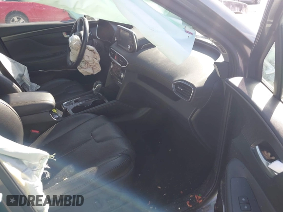 2019 Hyundai Santa Fe Limited with VIN 5NMS53ADXKH041588, listed as a IAAI auction lot 41423183 with 84,246 mi miles. Bid and sale history available at carsss.com. Image 5.