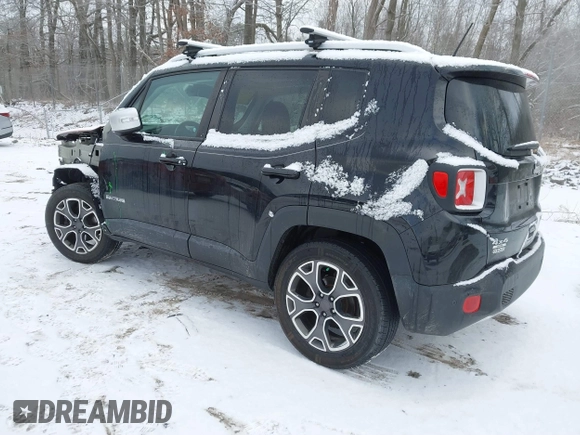 2018 Jeep Renegade Limited with VIN ZACCJBDB6JPH06029, listed as a IAAI auction lot 41364624 with 117,711 mi miles and . Bid and sale history available at DreamBid. Image 3.