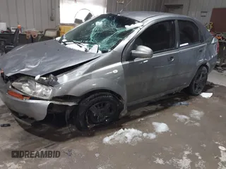 2006 Chevrolet Aveo LT with VIN KL1TG56696B552067, listed as a IAAI auction lot 41625344 with 200,946 mi miles and . Bid and sale history available at DreamBid. Image 2.