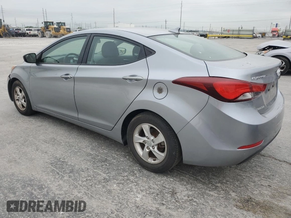 2015 Hyundai Elantra SE with VIN 5NPDH4AE6FH550732, listed as a Copart auction lot 54188165 with 181,705 mi miles and Clean Title. Bid and sale history available at carsss.com. Image 2.