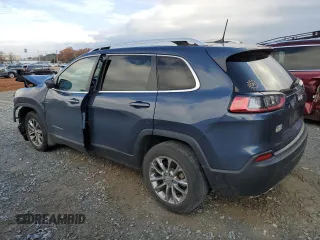 2021 Jeep Cherokee Latitude Lux with VIN 1C4PJLMN4MD154874, listed as a Copart auction lot 82376734 with 54,992 mi miles and Salvage Title. Bid and sale history available at carsss.com. Image 2.