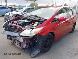 2013 Toyota Prius One with VIN JTDKN3DU9D1725010, listed as a IAAI auction lot 41955615 with 266,378 mi miles and . Bid and sale history available at carsss.com. Image 21.