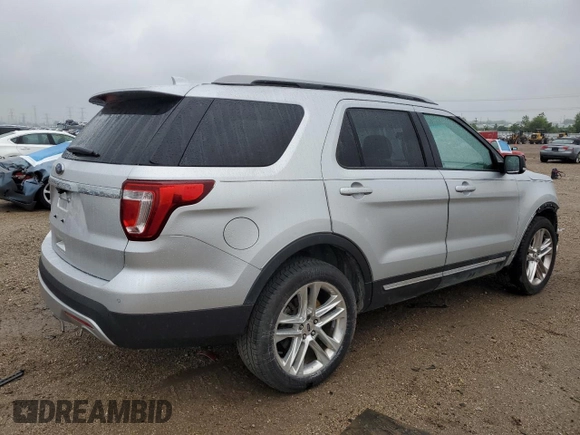 2017 Ford Explorer XLT z VIN 1FM5K8D83HGB60578, wystawiony jako Copart lot #59184795 z przebiegiem 100 850 mil mil oraz Szkoda całkowita • Salvage title. Historia ofert i sprzedaży dostępna na DreamBid. Obrazek 3.