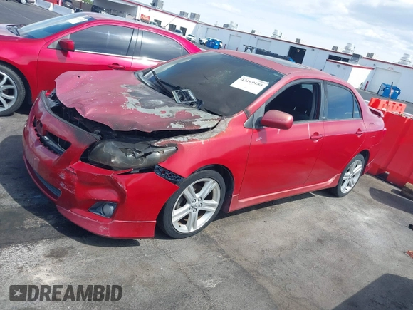 2009 Toyota Corolla XRS with VIN 1NXBE40E49Z011355, listed as a IAAI auction lot 42169188 with Not Provided miles. Bid and sale history available at carsss.com. Image 12.