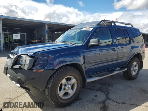 2004 Nissan Xterra XE z VIN 5N1ED28T94C623038, wystawiony jako Copart lot #48948385 z przebiegiem 75 798 mil mil oraz Szkoda całkowita • Salvage title. Historia ofert i sprzedaży dostępna na DreamBid. Obrazek 1.