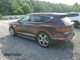2021 Genesis GV80 with VIN KMUHCESC3MU054662, listed as a Copart auction lot 57235645 with 64,318 mi miles and Salvage title. Bid and sale history available at DreamBid. Image 2.
