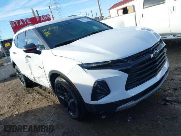2020 Chevrolet Blazer LT with VIN 3GNKBCR4XLS698213, listed as a IAAI auction lot 41686203 with 43,107 mi miles and . Bid and sale history available at DreamBid. Image 1.