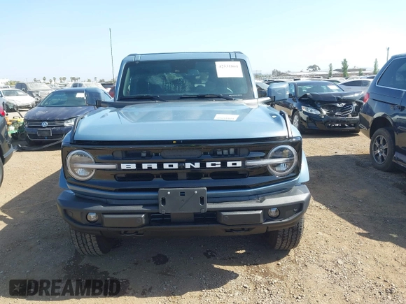2024 Ford Bronco Outer Banks with VIN 1FMDE8BH4RLA95142, listed as a IAAI auction lot 42531864 with 11,442 mi miles and . Bid and sale history available at DreamBid. Image 12.