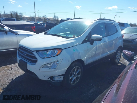 2019 Ford EcoSport SE with VIN MAJ6S3GL0KC267023, listed as a IAAI auction lot 41727186 with 63,774 mi miles and . Bid and sale history available at DreamBid. Image 20.