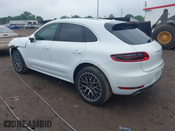 2015 Porsche Macan Turbo with VIN WP1AF2A5XFLB93921, listed as a IAAI auction lot 42466833 with 89,098 mi miles and . Bid and sale history available at DreamBid. Image 3.