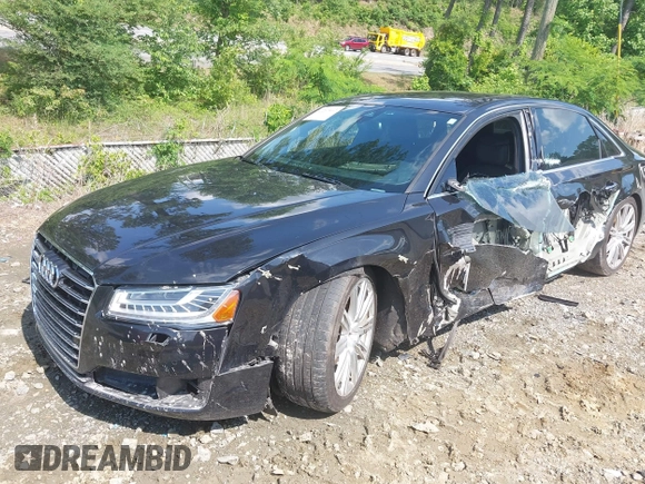 2015 Audi A8 4.0T with VIN WAU32AFD3FN039603, listed as a IAAI auction lot 42267467 with 120,393 mi miles and . Bid and sale history available at DreamBid. Image 19.