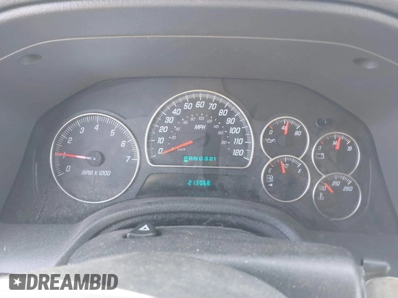 2004 GMC Envoy SLE with VIN 1GKDT13S942254932, listed as a IAAI auction lot 41509407 with 213,068 mi miles. Bid and sale history available at carsss.com. Image 7.