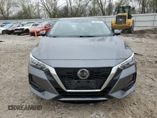 2021 Nissan Sentra SV with VIN 3N1AB8CV0MY242631, listed as a Copart auction lot 55061525 with 32,762 mi miles and Salvage Title. Bid and sale history available at DreamBid. Image 5.