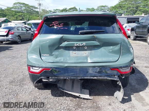 2023 Kia Niro Wave with VIN KNDCT3L17P5018213, listed as a IAAI auction lot 41080512 with 46,819 mi miles and . Bid and sale history available at DreamBid. Image 6.