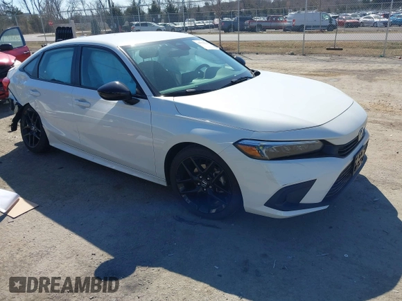 2024 Honda Civic Sport with VIN 2HGFE2F52RH533388, listed as a IAAI auction lot 41775534 with 20,678 mi miles and . Bid and sale history available at DreamBid. Image 1.