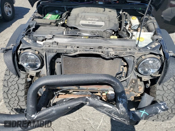2017 Jeep Wrangler Sport z VIN 1C4GJWAG4HL753650, wystawiony jako Copart lot #62790205 z przebiegiem 52 550 mil mil oraz Szkoda całkowita • Salvage title. Historia ofert i sprzedaży dostępna na DreamBid. Obrazek 12.