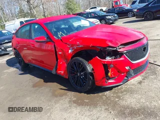 2021 Cadillac CT5 Sport z VIN 1G6DU5RK3M0108242, wystawiony jako IAAI lot #41582598 z przebiegiem 88 706 mil mil oraz . Historia ofert i sprzedaży dostępna na DreamBid. Obrazek 1.