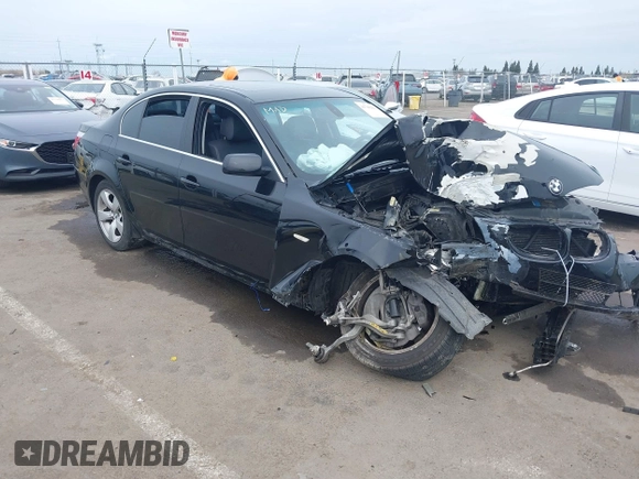 2008 BMW 5 Series 528i with VIN WBANU53558CT18153, listed as a IAAI auction lot 41706261 with 151,613 mi miles and . Bid and sale history available at DreamBid. Image 1.