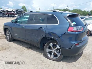 2019 Jeep Cherokee Limited z VIN 1C4PJLDB9KD454574, wystawiony jako IAAI lot #42559910 z przebiegiem 52 345 mil mil oraz . Historia ofert i sprzedaży dostępna na DreamBid. Obrazek 3.