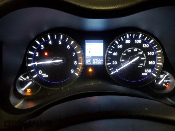 2018 Infiniti Q70 Luxe с VIN JN1BY1PR1JM370429, выставлен на аукционе Copart как лот 61178185 с пробегом 48 972 миль миль и Списание • Salvage title. История ставок и продаж доступна на DreamBid. Изображение 9.