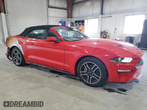 2022 Ford Mustang EcoBoost with VIN 1FATP8UH2N5103606, listed as a Copart auction lot 67650334 with 18,447 mi miles and Salvage Title. Bid and sale history available at carsss.com. Image 4.