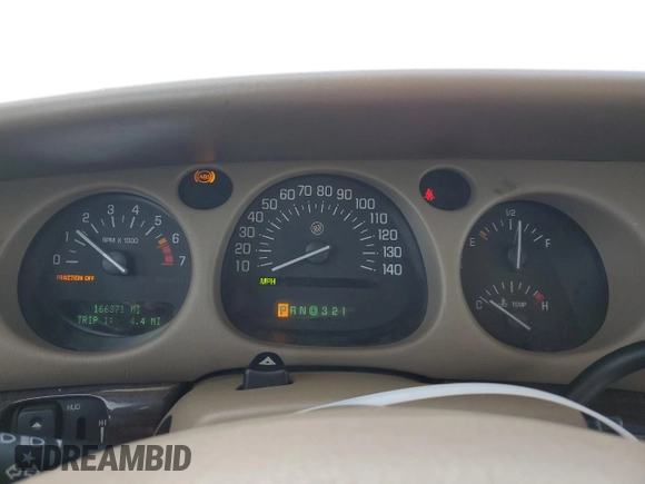 2003 Buick LeSabre Limited with VIN 1G4HR54K73U198988, listed as a Copart auction lot 49536575 with 166,371 mi miles and Clean Title. Bid and sale history available at carsss.com. Image 9.