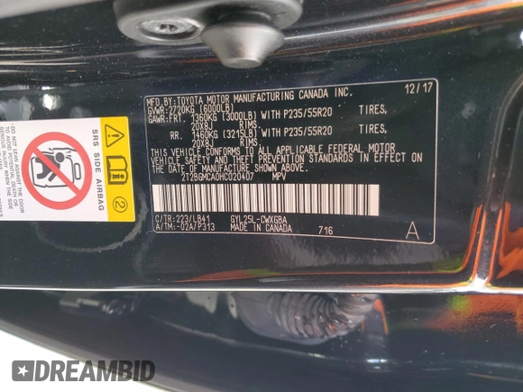 2017 Lexus RX with VIN 2T2BGMCA0HC020407, listed as a Copart auction lot 43097533 with 27,051 mi miles. Bid and sale history available at carsss.com. Image 13.