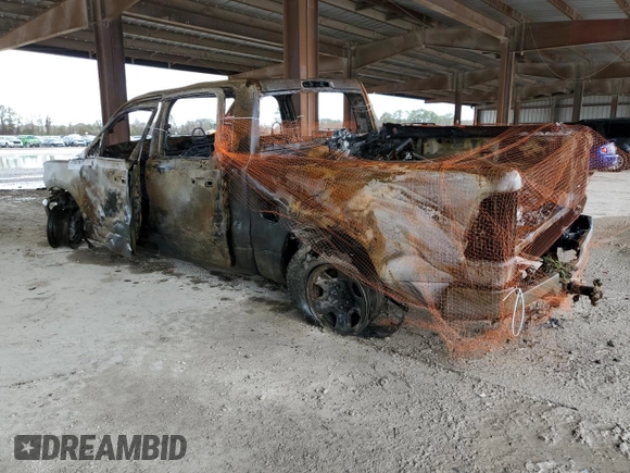 2024 Ram 1500 Tradesman with VIN 1C6SRFGT1RN152555, listed as a Copart auction lot 47294755 with Not provided miles and Non repairable. Bid and sale history available at DreamBid. Image 2.