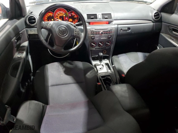2007 Mazda Mazda3 s Touring with VIN JM1BK323371694277, listed as a Copart auction lot 53967735 with 296,776 mi miles and Salvage Title. Bid and sale history available at carsss.com. Image 8.