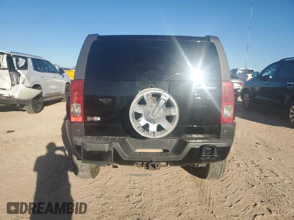 2006 Hummer H3 with VIN 5GTDN136268329701, listed as a Copart auction lot 81834664 with 137,347 mi miles and Salvage Title. Bid and sale history available at DreamBid. Image 6.
