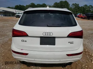 2014 Audi Q5 Premium Plus with VIN WA1LFAFP5EA101925, listed as a Copart auction lot 58351255 with 107,126 mi miles and Salvage title. Bid and sale history available at DreamBid. Image 6.