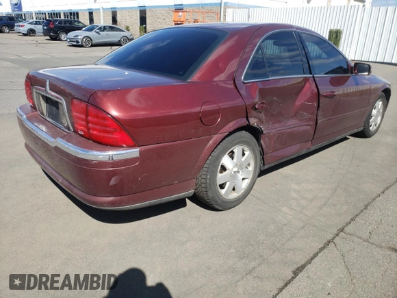 2002 Lincoln LS w/Base Pkg with VIN 1LNHM86S62Y681330, listed as a Copart auction lot 48846025 with 226,429 mi miles and Salvage Title. Bid and sale history available at carsss.com. Image 3.