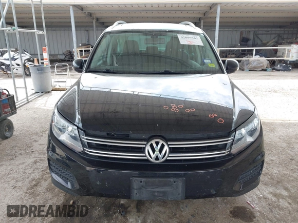 2017 Volkswagen Tiguan Wolfsburg Edition with VIN WVGRV7AX5HW501063, listed as a IAAI auction lot 42099362 with 76,597 mi miles and . Bid and sale history available at DreamBid. Image 12.