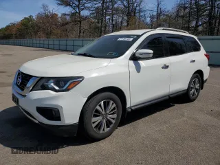 2018 Nissan Pathfinder SV with VIN 5N1DR2MM8JC678619, listed as a Copart auction lot 54498755 with 96,832 mi miles and Non repairable. Bid and sale history available at DreamBid. Image 1.