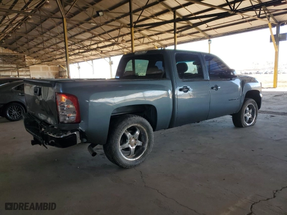 2007 Chevrolet Silverado 1500 LT w/2LT with VIN 2GCEK133571617761, listed as a Copart auction lot 47073875 with NaN miles and Salvage Title. Bid and sale history available at carsss.com. Image 3.