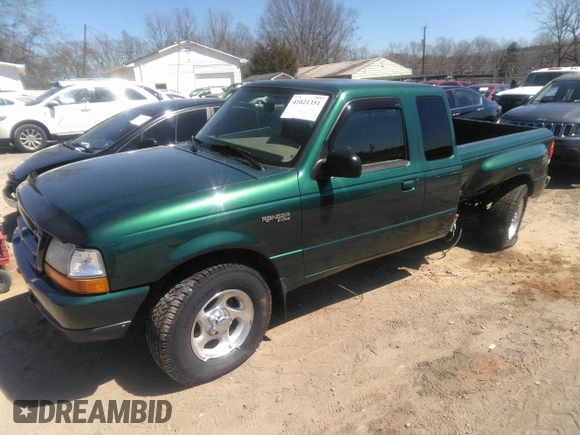 1999 Ford Ranger XLT with VIN 1FTZR15X0XPB29009, listed as a IAAI auction lot 41821351 with 340,456 mi miles and . Bid and sale history available at DreamBid. Image 2.
