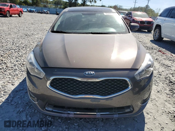 2015 Kia Cadenza Premium with VIN KNALN4D71F5186301, listed as a Copart auction lot 75397644 with 142,478 mi miles and Salvage Title. Bid and sale history available at carsss.com. Image 5.