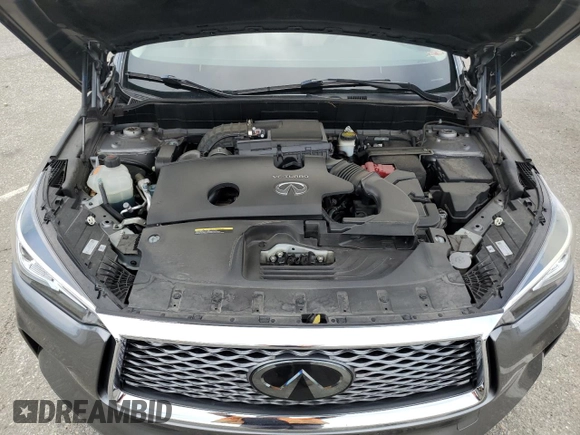 2020 Infiniti QX50 Luxe with VIN 3PCAJ5M16LF107867, listed as a Copart auction lot 56687275 with 67,957 mi miles and Salvage title. Bid and sale history available at DreamBid. Image 12.