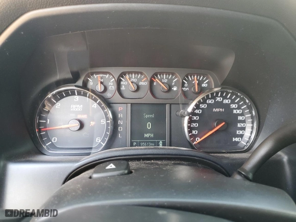 2018 Chevrolet Silverado 1500 Custom with VIN 3GCUKPEC6JG251612, listed as a Copart auction lot 43970645 with 95,613 mi miles and Salvage Title. Bid and sale history available at carsss.com. Image 8.