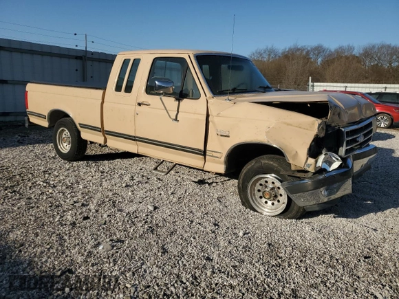 1991 Ford F-150 with VIN 1FTEX15H8MKA51617, listed as a Copart auction lot 48361585 with 10,593 mi miles and Salvage Title. Bid and sale history available at carsss.com. Image 4.