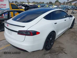 2016 Tesla Model S 90D with VIN 5YJSA1E27GF153525, listed as a IAAI auction lot 41539221 with 145,771 mi miles and . Bid and sale history available at DreamBid. Image 4.