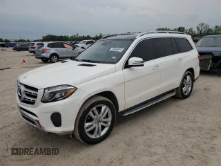 2019 Mercedes-Benz GLS 450 z VIN 4JGDF6EE1KB185248, wystawiony jako Copart lot #50666515 z przebiegiem 113 092 mil mil oraz Czysty tytuł • Clean title. Historia ofert i sprzedaży dostępna na DreamBid. Obrazek 1.