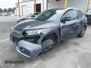 2021 Honda HR-V EX-L with VIN 3CZRU5H7XMM726567, listed as a IAAI auction lot 41865948 with 43,017 mi miles. Bid and sale history available at carsss.com. Image 17.