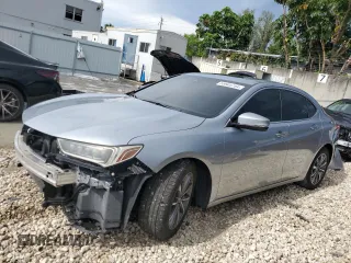 2019 Acura TLX with VIN 19UUB1F36KA010114, listed as a Copart auction lot 59905764 with 58,154 mi miles and Non Repairable. Bid and sale history available at carsss.com. Image 1.