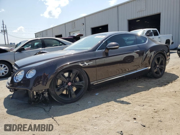 2017 Bentley Continental GT with VIN SCBFT7ZA7HC061784, listed as a Copart auction lot 67612394 with 25,803 mi miles and Salvage Title. Bid and sale history available at DreamBid. Image 1.