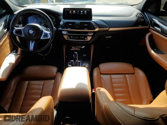 2020 BMW X4 xDrive30i with VIN 5UX2V1C04L9C32419, listed as a Copart auction lot 46427975 with 58,623 mi miles and Salvage Title. Bid and sale history available at carsss.com. Image 8.